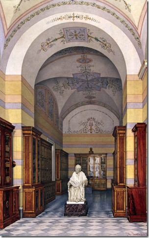 Ukhtomsky, Konstantin Andreyevich - Voltaire's Library in theNewHermitage - 1859 - The Hermitage, St. Petersburg